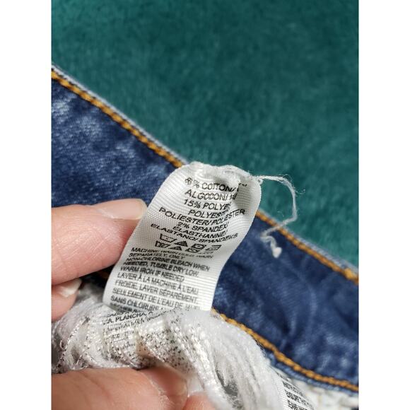 Lucky Brand Jeans Size 10 Womens Blue Stretch Pants Dark Mid Rise Lolita Bootcut - Picture 5 of 14